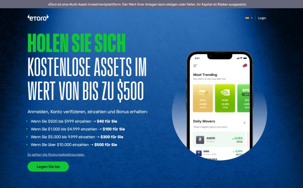 eToro promo